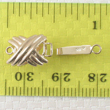 Load image into Gallery viewer, 14K Yellow Gold X-Design Safety Clasp