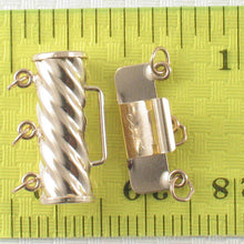 Load image into Gallery viewer, 14K Yellow Gold 3-Row Clasp with Close Jamb Rings