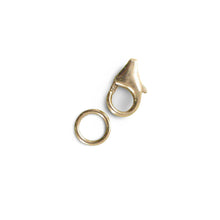 Load image into Gallery viewer, 14K Yellow Gold Lobster Claw Clasp with Closed Jump Ring