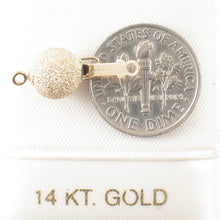 Load image into Gallery viewer, 14K Yellow Gold Sparkle Bead Clasp (8mm)