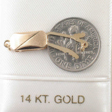 Load image into Gallery viewer, 14K Yellow Gold Two-Tone Polished Safety Clasp