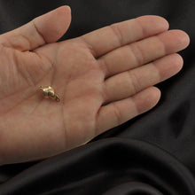 Load image into Gallery viewer, 14K Yellow Gold Corrugated Twist Bead Clasp (8mm)
