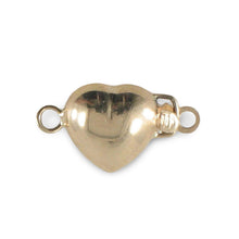 Load image into Gallery viewer, 14K Yellow Gold Heart Clasp (9mm)