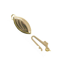 Load image into Gallery viewer, 14K Yellow Gold Shell Series Fish Hook Safety Clasp