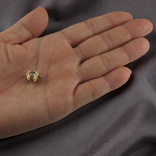 Load image into Gallery viewer, 14K Yellow Gold Two-Tone Diamond Clasp (10mm)