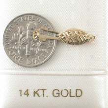 Load image into Gallery viewer, 14K Yellow Gold Marquise Filigree Fish Hook Safety Clasp
