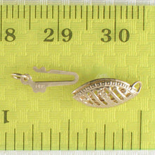 Load image into Gallery viewer, 14K Yellow Gold Marquise Filigree Fish Hook Safety Clasp