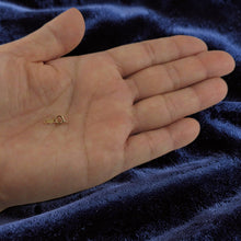 Load image into Gallery viewer, 14K Yellow Gold Spring Ring Clasp (5mm) with Chain Tag