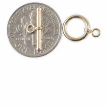 Load image into Gallery viewer, 14K Yellow Gold Toggle Clasp with Bar