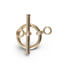 Load image into Gallery viewer, 14K Yellow Gold Toggle Clasp with Bar