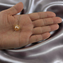 Load image into Gallery viewer, 14K Yellow Gold Natural Pink Cultured Pearl Clasp w/ Closed Jump Rings