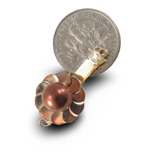 Load image into Gallery viewer, 14K Yellow Gold Chocolate Cultured Pearl Clasp w/ Closed Jump Rings