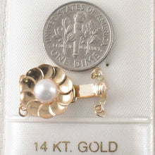 Load image into Gallery viewer, 14K Yellow Gold Double Strand (2 Rows) White Cultured Pearl Clasp