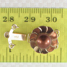 Load image into Gallery viewer, 14K Yellow Gold Double Strand (2 Rows) Chocolate Cultured Pearl Clasp