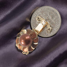 Load image into Gallery viewer, 14K Yellow Gold Double Strand (2 Rows) Chocolate Cultured Pearl Clasp