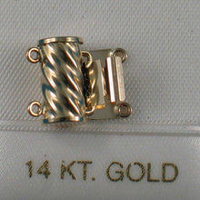 Load image into Gallery viewer, 14K Yellow Gold Classic 2-Row (2 Strands) Pearl Beads Clasp
