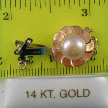 Load image into Gallery viewer, 14K Yellow Gold Triple Strands (3 Rows) Pink Cultured Pearl Clasp