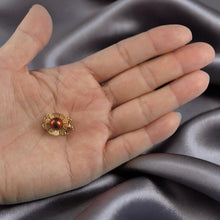 Load image into Gallery viewer, 14K Yellow Gold Triple Strands (3 Rows) Chocolate Pearl Clasp