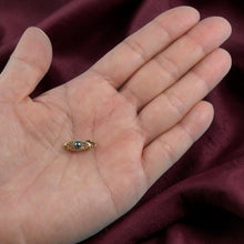 Load image into Gallery viewer, Black Pearl 14K Yellow Gold Marquise Hook Safety Clasp w/ Close Jump Rings