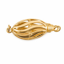 Load image into Gallery viewer, 14K Yellow Gold Wave Shape Clasp