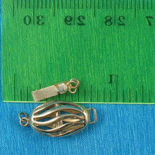 Load image into Gallery viewer, 14K Yellow Gold Wave Shape Clasp