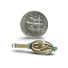 Load image into Gallery viewer, 14K Yellow Gold Wave Shape Clasp