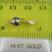 Load image into Gallery viewer, 14K Yellow Gold High-Polished 7mm Mirror Ball Pearl Bead Clasp