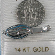 Load image into Gallery viewer, 14K White Gold Wave Shape Clasp