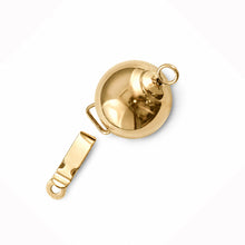 Load image into Gallery viewer, 14K Yellow Gold High-Polished 9mm Ball Pearl Bead Clasp