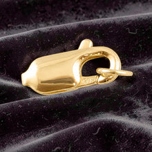 Load image into Gallery viewer, 14K Yellow Gold High-Polished Lobster Clasp with Jump Ring (Small)