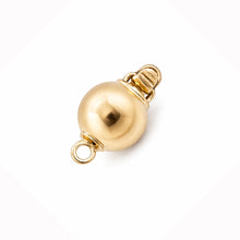 Load image into Gallery viewer, 14K Yellow Gold High-Polished 7mm Smooth Ball Pearl Bead Clasp