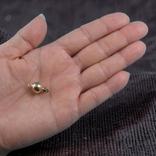 Load image into Gallery viewer, 14K Yellow Gold High-Polished 10mm Ball Pearl Bead Clasp
