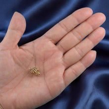 Load image into Gallery viewer, 14K Yellow Gold 9.5mm Wave Shape Pearl Bead Clasp