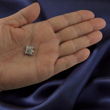 Load image into Gallery viewer, 14K White Gold Classic 2-Row Clasp with Close Jump Rings