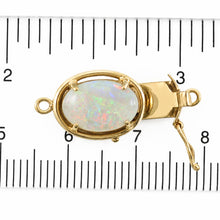 Load image into Gallery viewer, 14K Yellow Gold Genuine Natural Opal Clasp