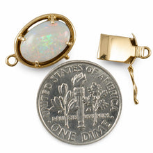 Load image into Gallery viewer, 14K Yellow Gold Genuine Natural Opal Clasp