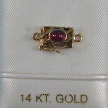 Load image into Gallery viewer, 14K Yellow Gold Genuine Natural Red Ruby Clasp