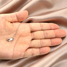 Load image into Gallery viewer, Solid Sterling Silver 925 w/ Rhodium Finish 4x12mm Lobster Clasp