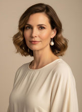 Load image into Gallery viewer, White Baroque Pearl Sterling Silver Hook Earrings (Large Size)