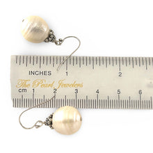 Load image into Gallery viewer, White Baroque Pearl Sterling Silver Hook Earrings (Large Size)