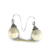 Load image into Gallery viewer, White Baroque Pearl Sterling Silver Hook Earrings (Large Size)
