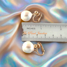 Load image into Gallery viewer, 14k Gold Filled Baroque Freshwater Pearl Clip-On Dangle Earrings