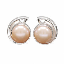 Load image into Gallery viewer, Sterling Silver 6–6.5mm Cultured Pearl Stud Earrings
