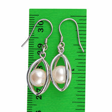 Load image into Gallery viewer, Sterling Silver Pink Pearl Lucky Lantern Earrings – Hook Dangle