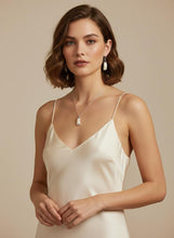 Load image into Gallery viewer, Solid Sterling Silver 925 Curved Mother of Pearl Leverback Earrings