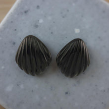 Load image into Gallery viewer, 14K Yellow Gold-Filled Black Onyx Clip-On Earrings (Non-Pierced)