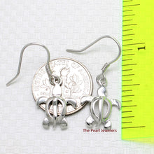 Load image into Gallery viewer, 9130010-Hawaiian-Honu-Sea-Turtle-Solid-Sterling-Silver-925-Dangle-Earrings