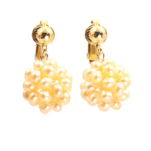 Load image into Gallery viewer, 14k Gold Filled Clip-On Earrings – Pink Pearl Ball Drop