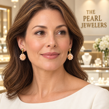Load image into Gallery viewer, 14k Gold Filled Clip-On Earrings – Pink Pearl Ball Drop
