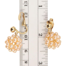 Load image into Gallery viewer, 14k Gold Filled Clip-On Earrings – Pink Pearl Ball Drop